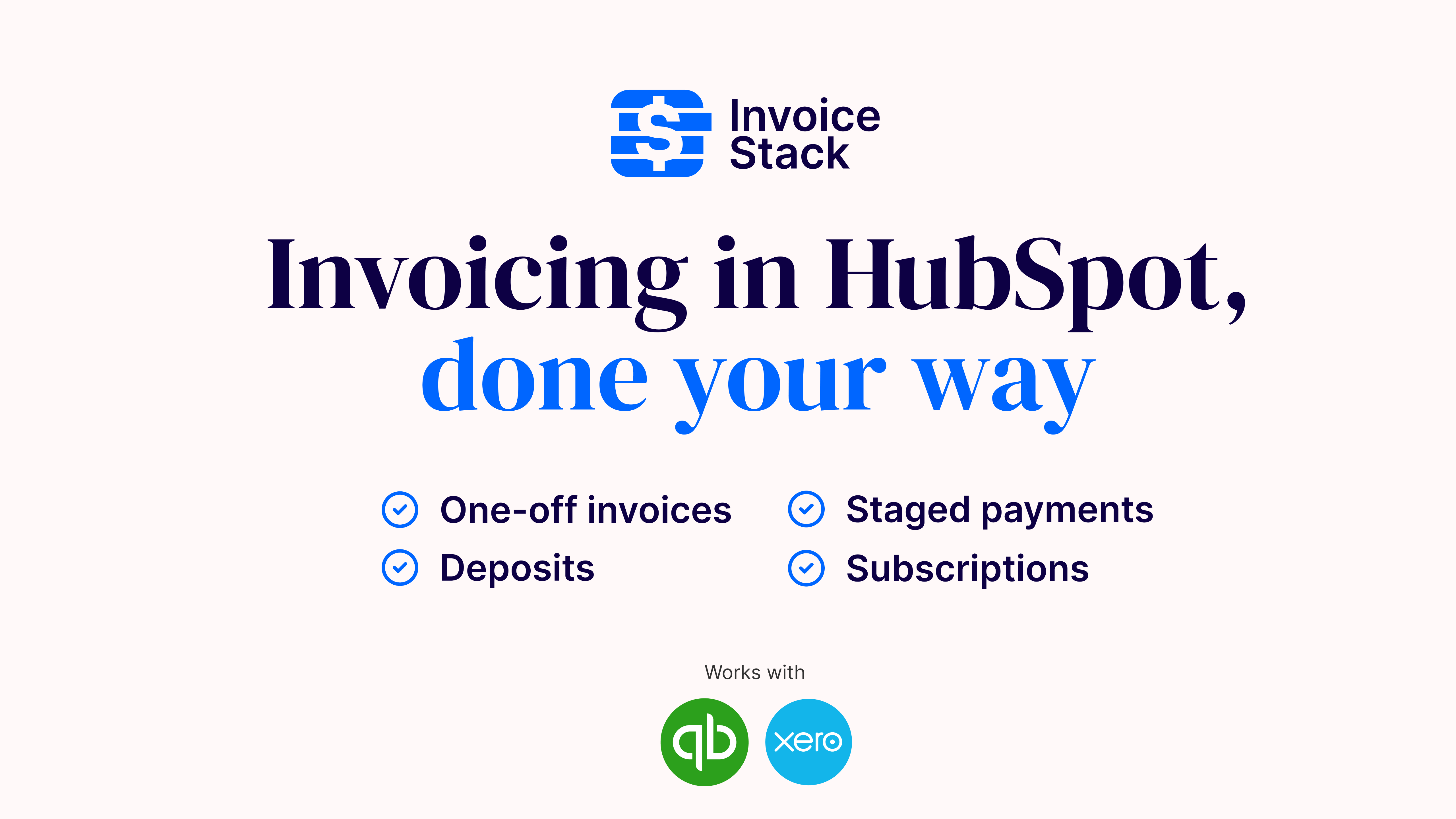 Screenshot 1 for app Invoice Stack for HubSpot