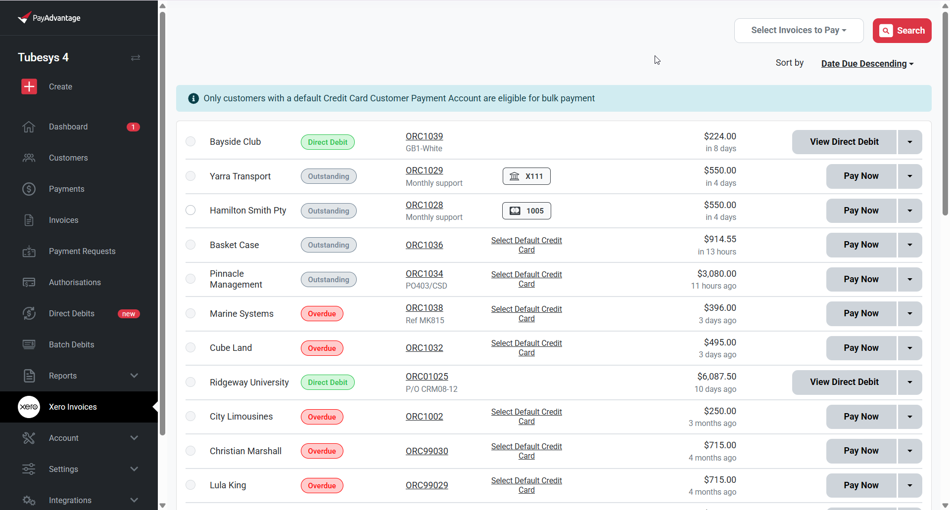 Screenshot 1 for app PayAdvantage
