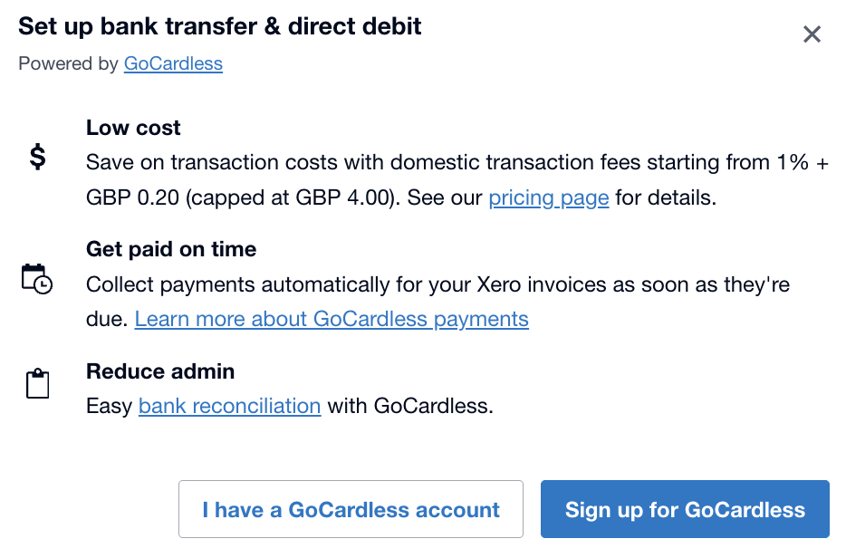 Screenshot 2 for app GoCardless