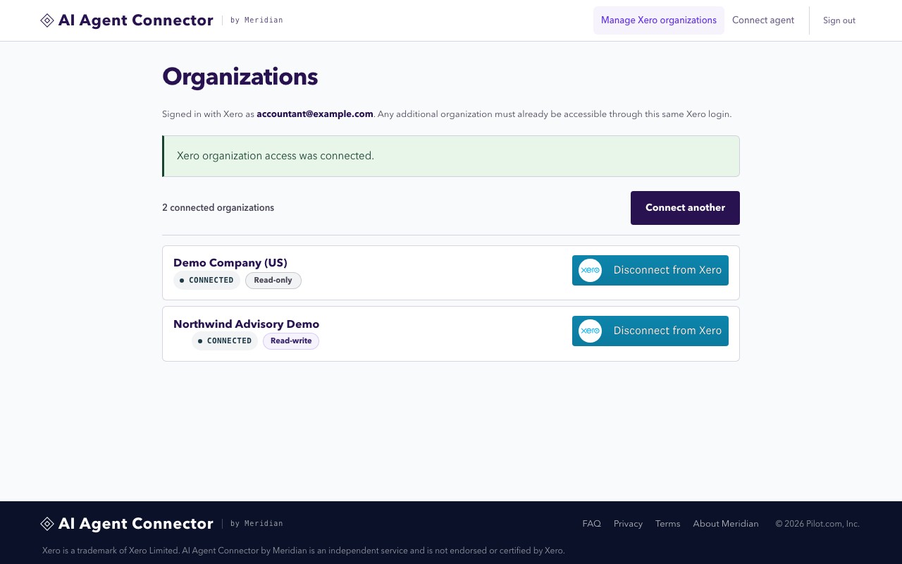 Screenshot 6 for app AI agent connector by Meridian