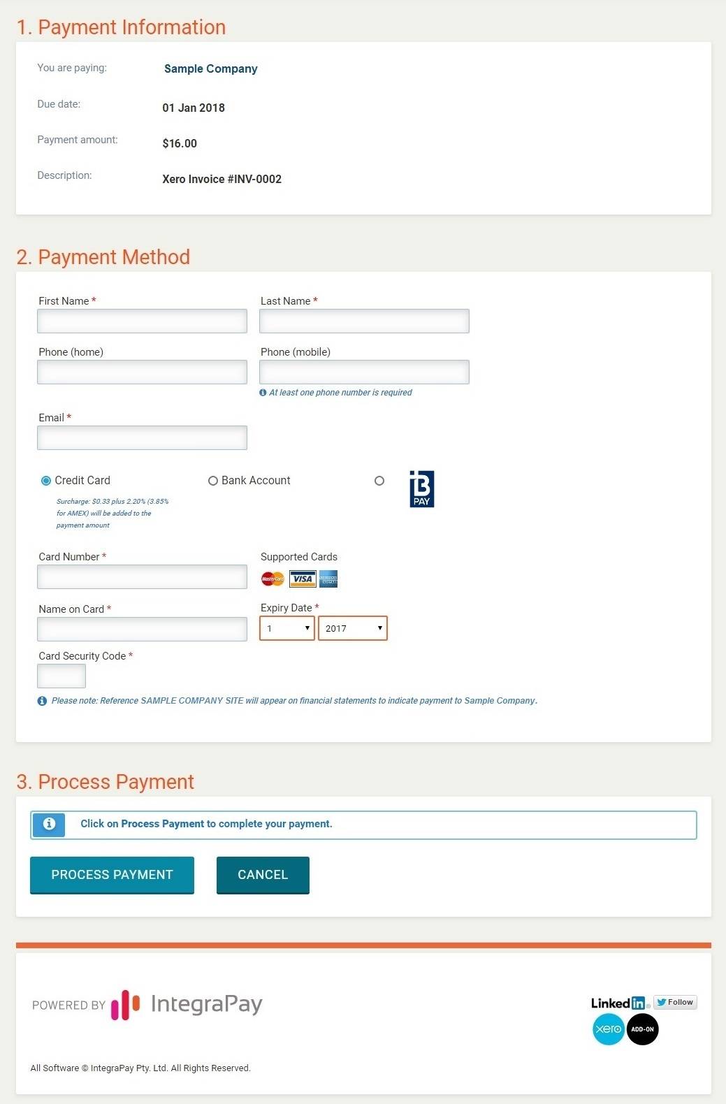 Screenshot 1 for app Payrix (formerly IntegraPay)