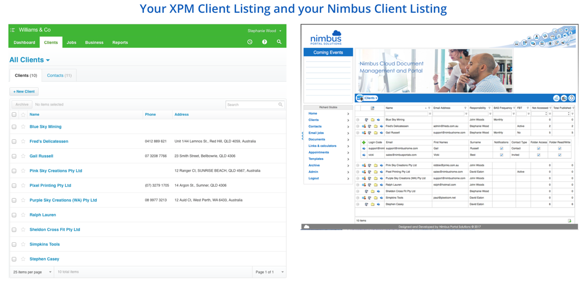 Screenshot 1 for app Nimbus Portal Solutions