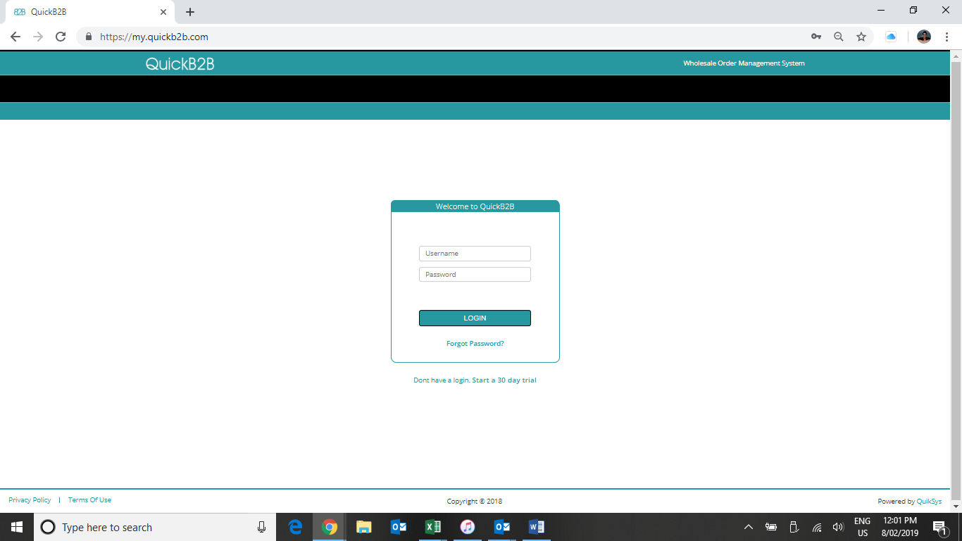 Screenshot 2 for app QuickB2B Order Management System