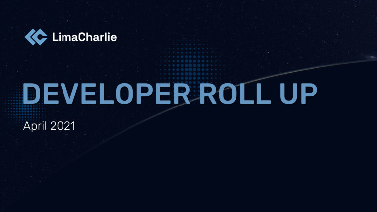 Developer Roll Up: April 2021