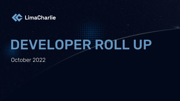 Developer Roll Up: October 2022