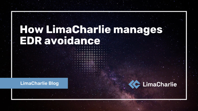 How LimaCharlie manages EDR avoidance
