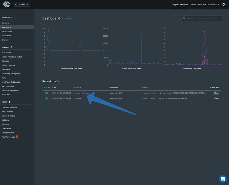 Screenshot of Atomic Red Team installation guide via app.limacharlie.io - Image 3