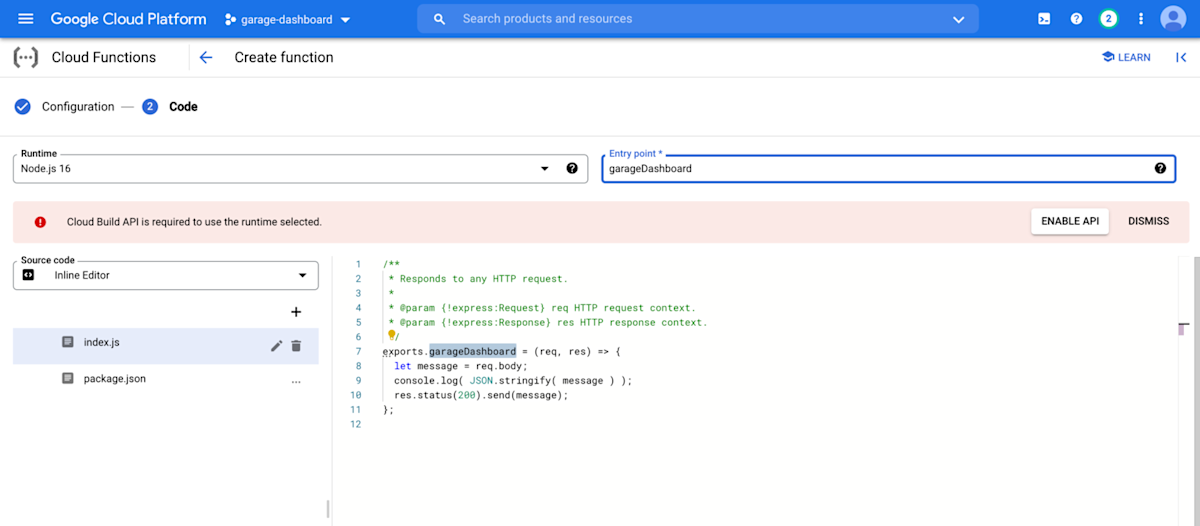 Cloud Function Dashboard with LimaCharlie | LimaCharlie