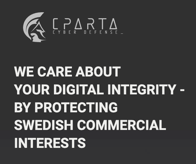 Cparta Cyber Defense is a company providing state-of-the-art commercial cyber defense tailored to protect our clients.