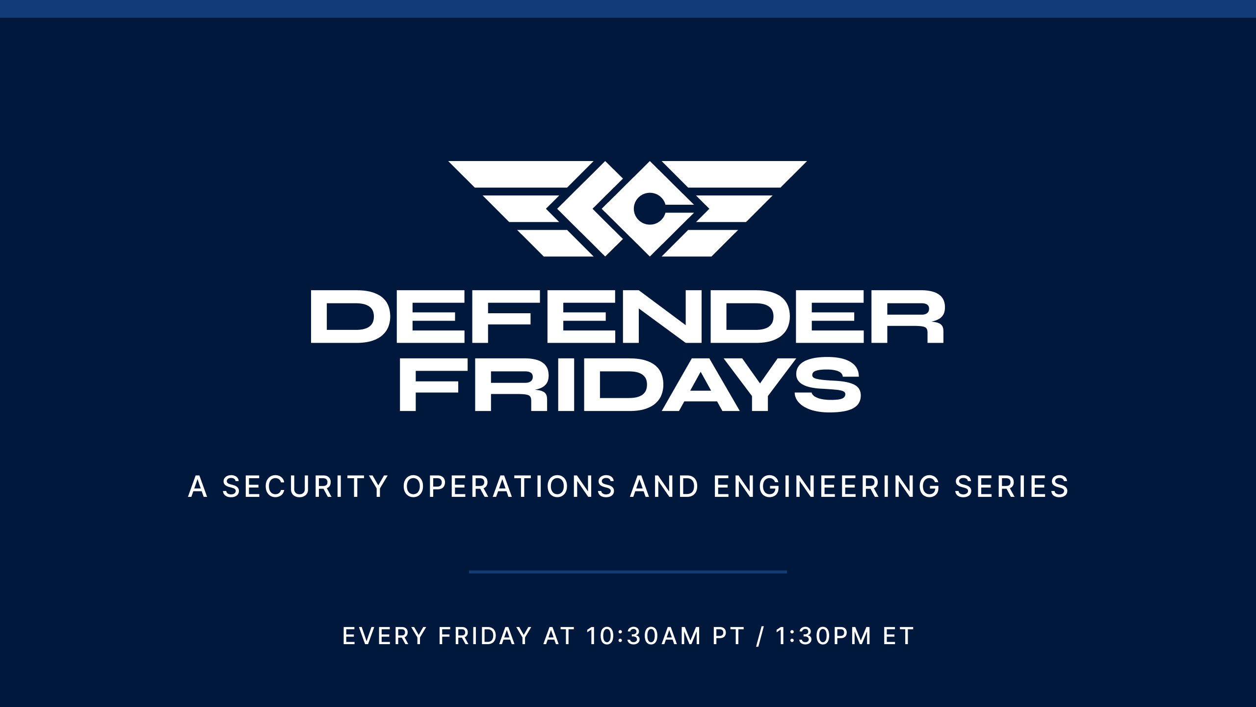 Defender Fridays | LimaCharlie