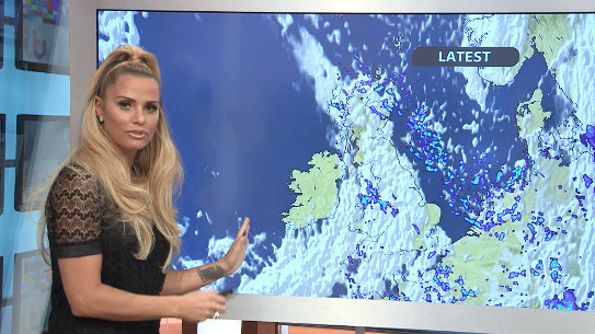 Celebrity Weather With Katie Price Good Morning Britain