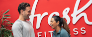 Fresh Fitness treningssenter med fokus på billig trening og fleksibilitet. Bilde som fremhever smart medlemskap, som gir tilgang til moderne treningsfasiliteter til en lav pris.
