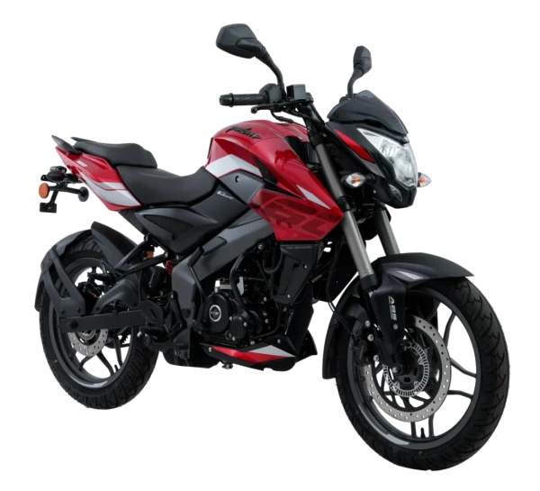 Motocicleta Bajaj Pulsar NS 160 FI ABS UG en primer plano galgo Colombia