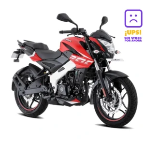 Motocicleta Bajaj Pulsar NS 200 FI ABS en primer plano galgo Chile