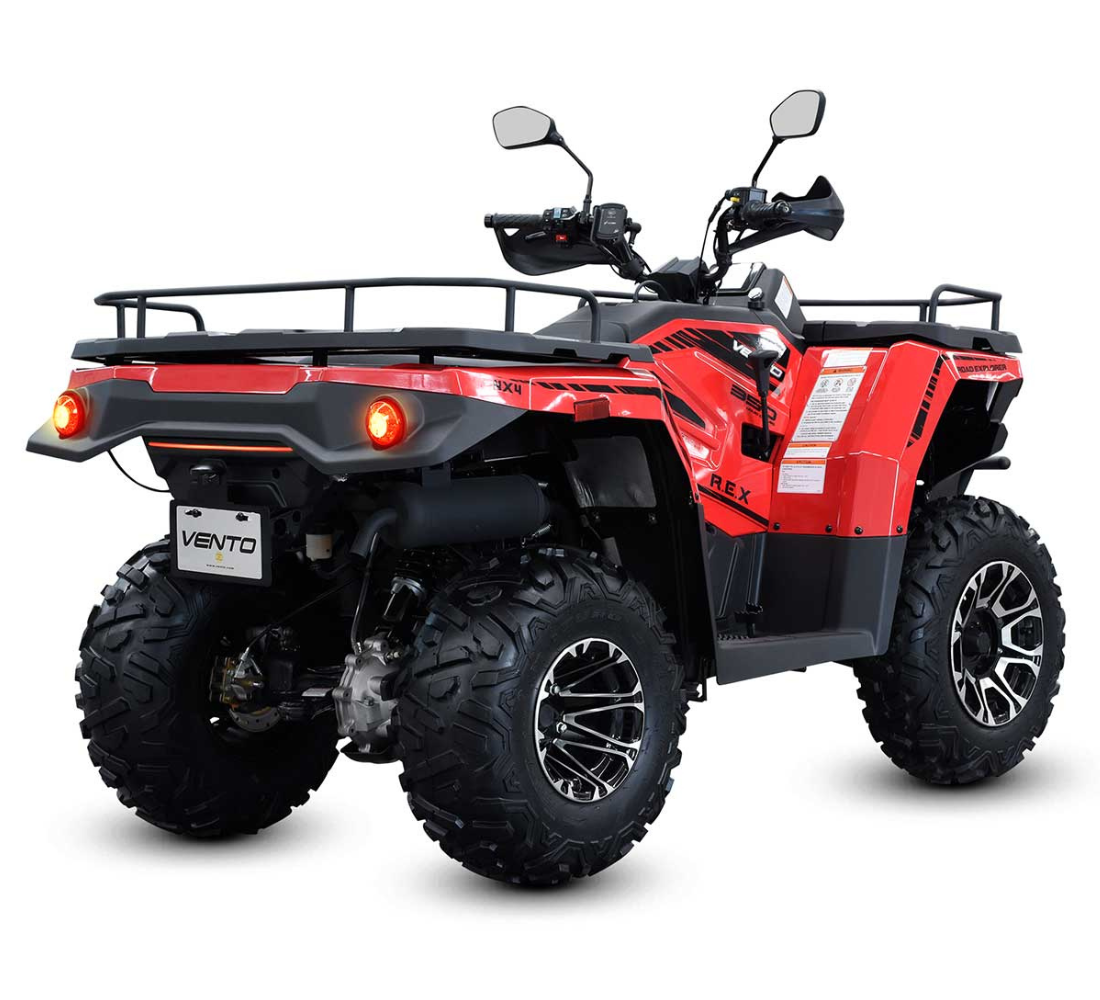 Motocicleta Vento REX 350 en plano diagonal galgo Mexico