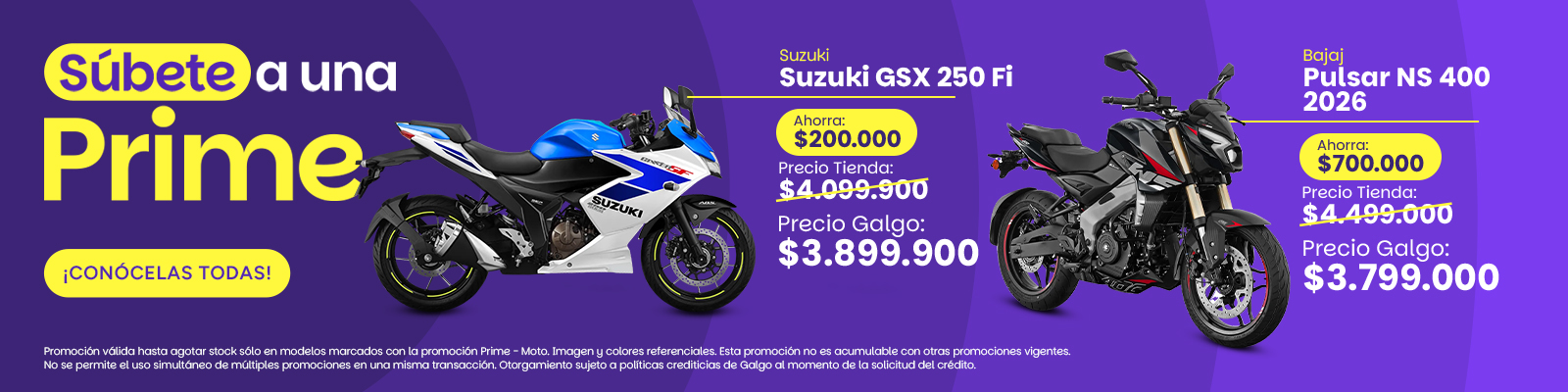 Nueva línea de motos de lujo en Chile, motos prime con tecnología de última generación. Llévalas financiadas y disfruta de la exclusividad de nuestras motos de alta gama