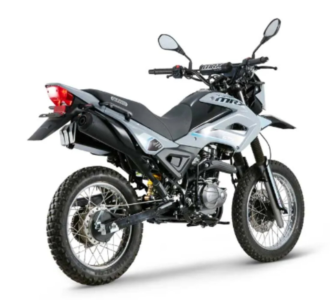 Motocicleta Victory MRX 125 S TK en plano diagonal galgo Colombia