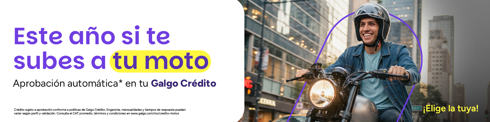 Compra moto a crédito aquí