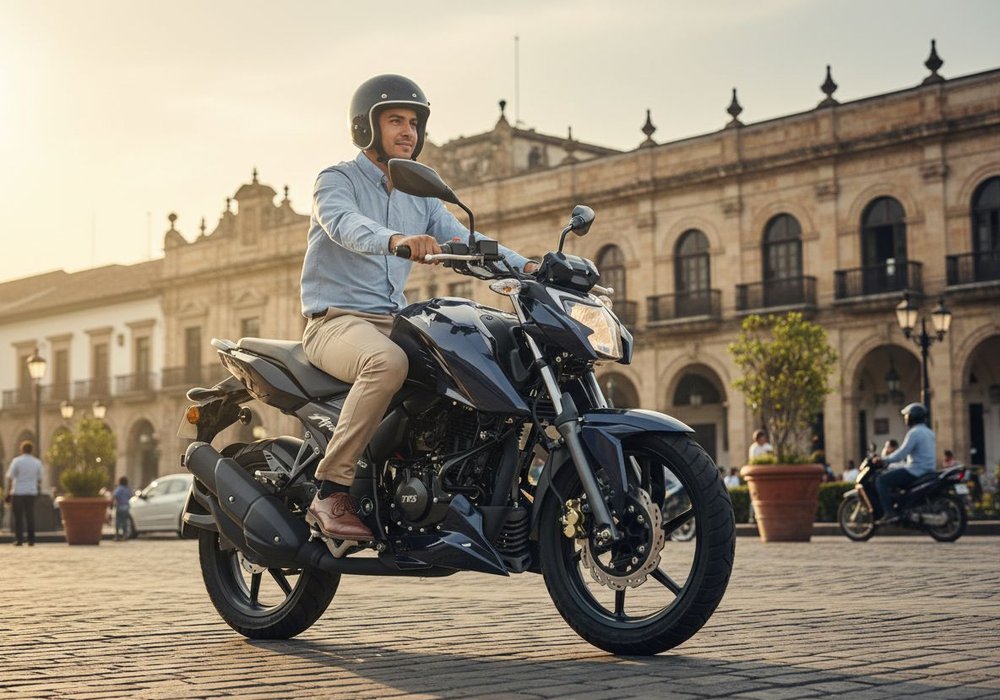 TVS Apache RTR 160 4V Xconnect Lifestyle3 Galgo