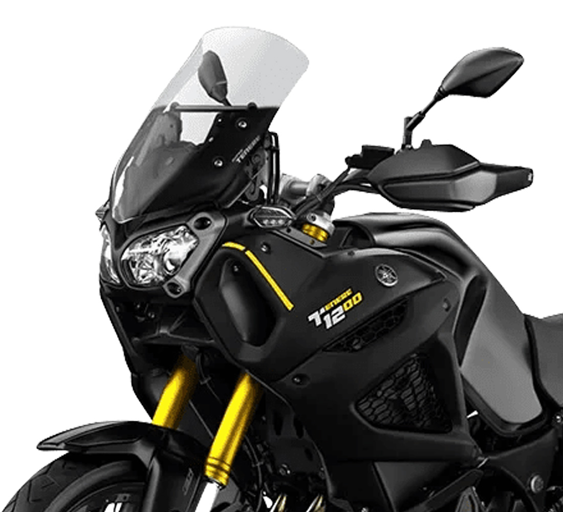 motocicleta yamaha tenere 1200 primer plano delantero