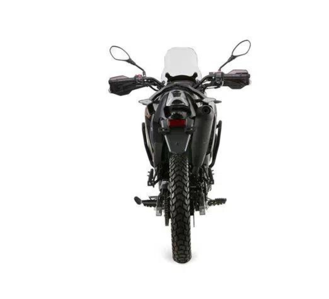 Motocicleta Victory MRX Arizona TK en plano trasero galgo Colombia