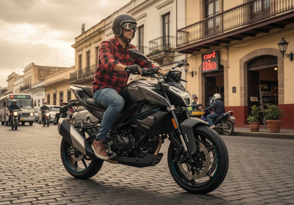 CF Moto 450 NK Lifestyle1 Galgo