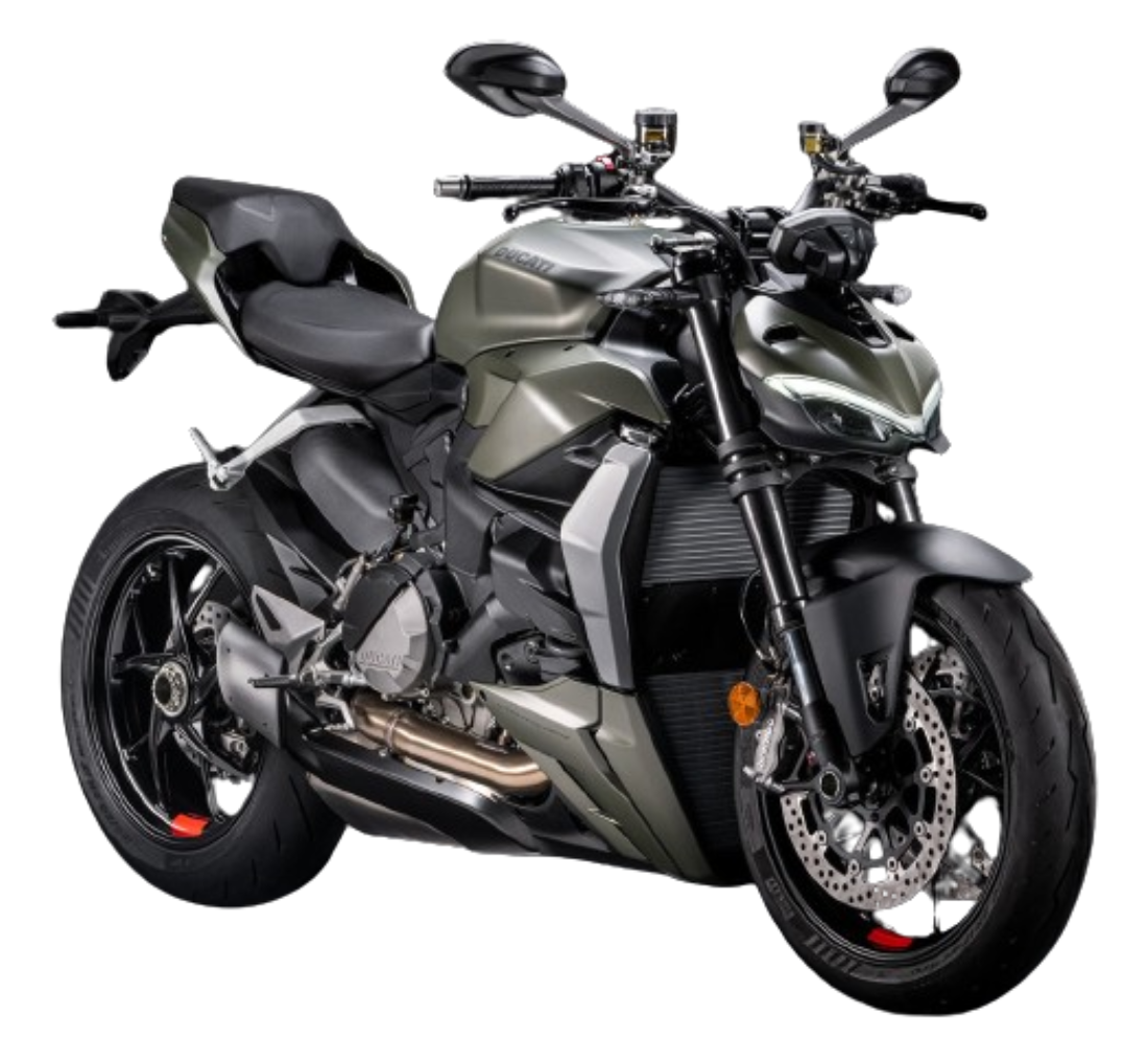 Motocicleta Ducati StreetFighter V2 en primer plano galgo Colombia