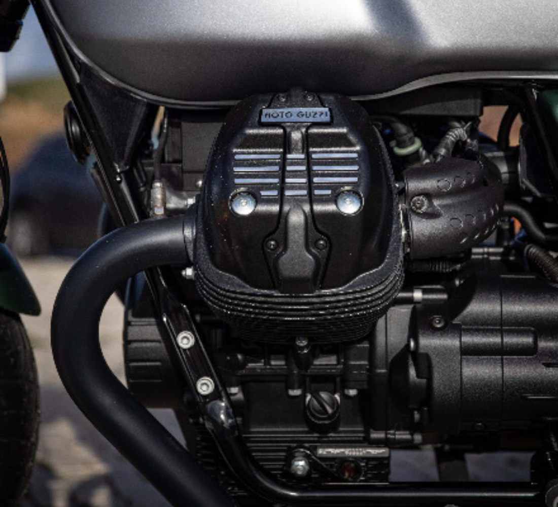 Motocicleta Moto Guzzi V7 Stone Centenario motor galgo México