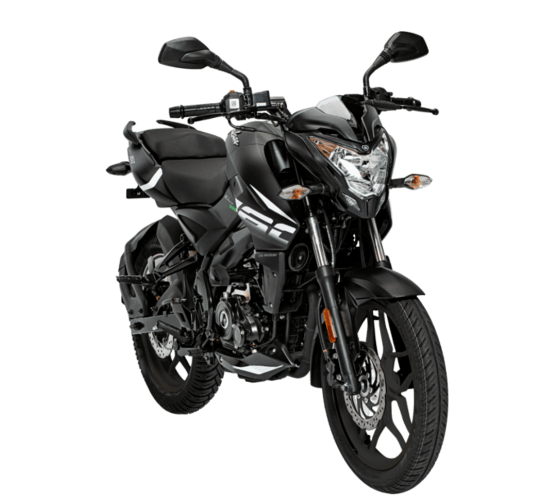 Motocicleta Bajaj Pulsar NS 160 FI ABS en primer plano galgo Colombia