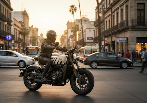 CF Moto 450CL-C Bobber Lifestyle1 Galgo