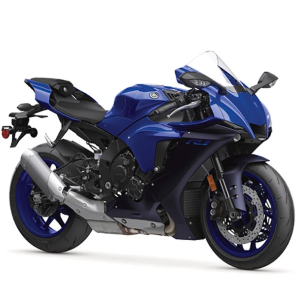 Motocicleta Yamaha R1 en primer plano galgo Chile