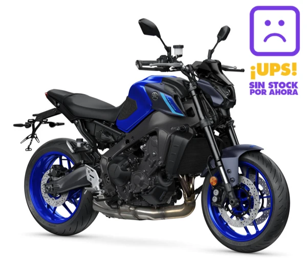 Motocicleta Yamaha MT 09 en primer plano galgo México