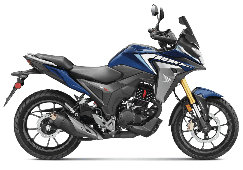 Honda NX 190 color Azul Perú foto lateral 