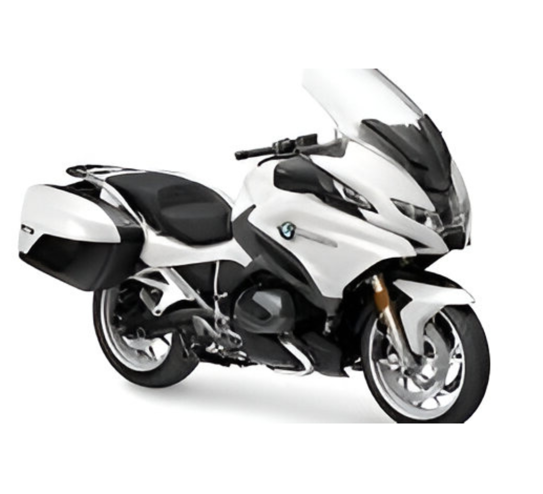 Motocicleta BMW R 1250 RT en primer plano galgo Colombia