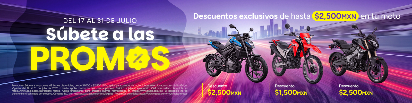 ¡Súbete a las promos!