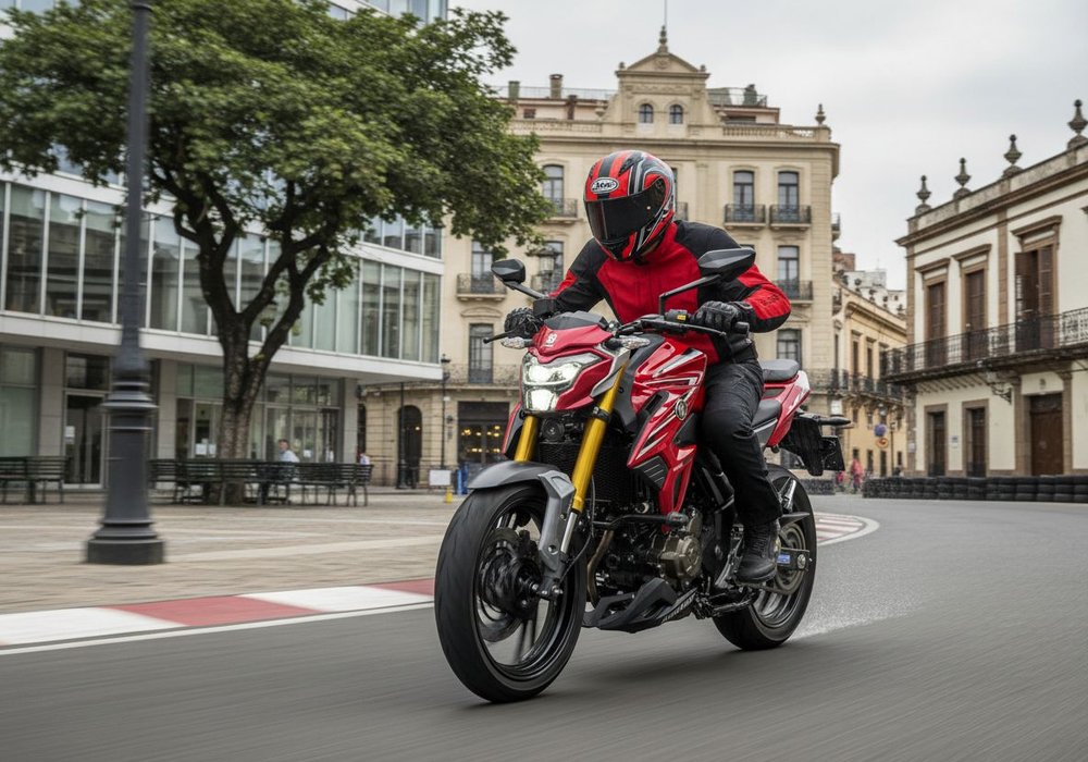 Haojue DR300 Lifestyle3 Galgo