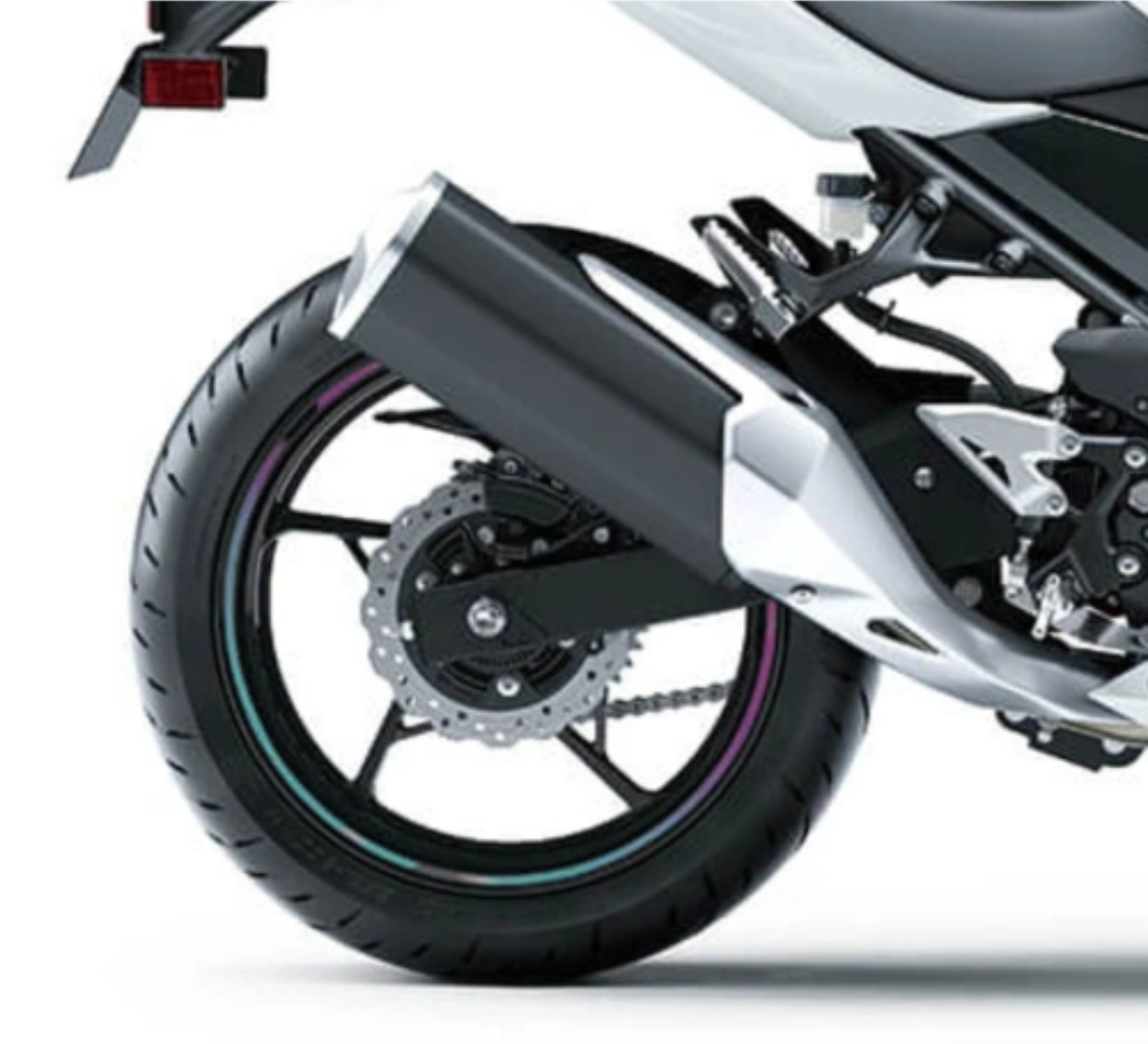 Motocicleta Kawasaki Ninja 400 rueda galgo México