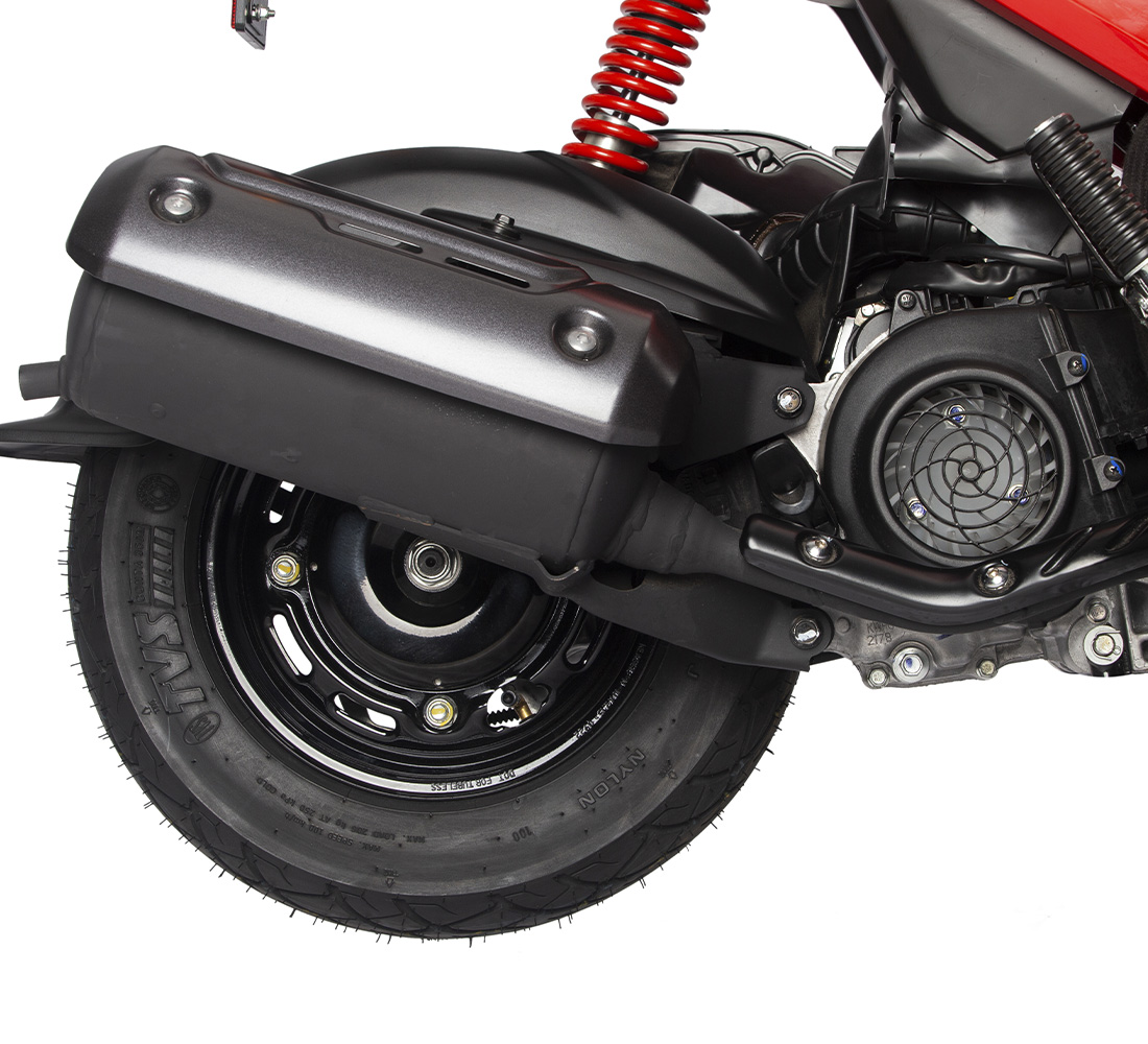 Motocicleta Honda Navi escape galgo Chile