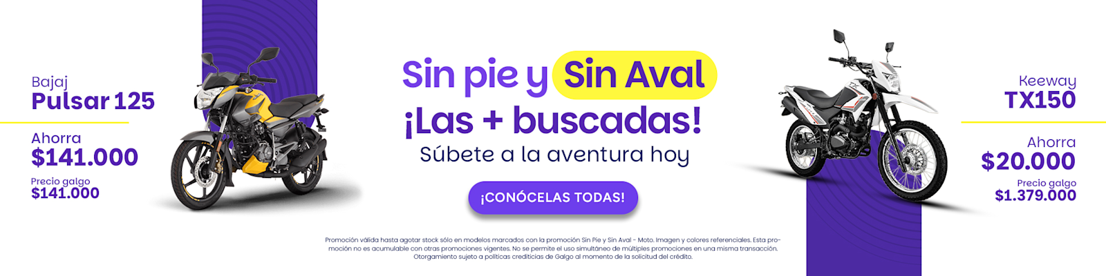 Promoción especial en motos para segmentos de delivery, oficinista y recreación. La mejor oferta en motos sin pie y sin aval, accesibilidad para todos. Mayo yamaha xtz 125