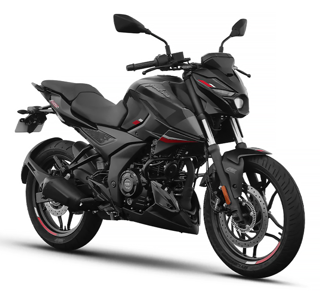 Motocicleta Bajaj Pulsar N250 en primer plano galgo México