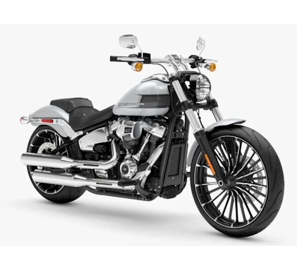 Motocicleta Harley Davidson Breakout 117 en primer plano galgo México