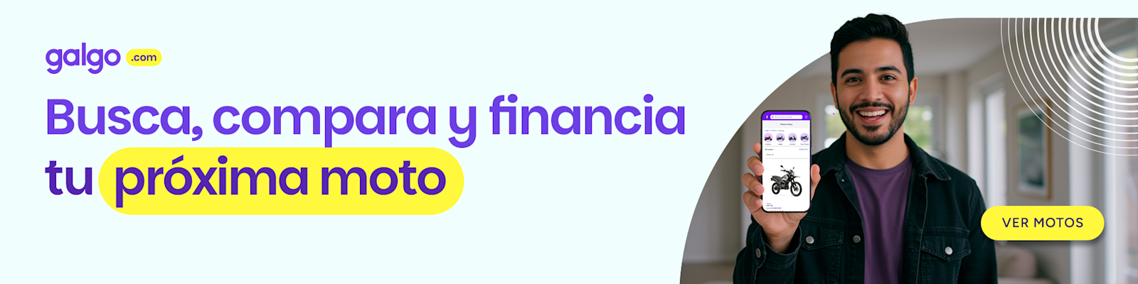 Busca, compara y financia tu próxima moto