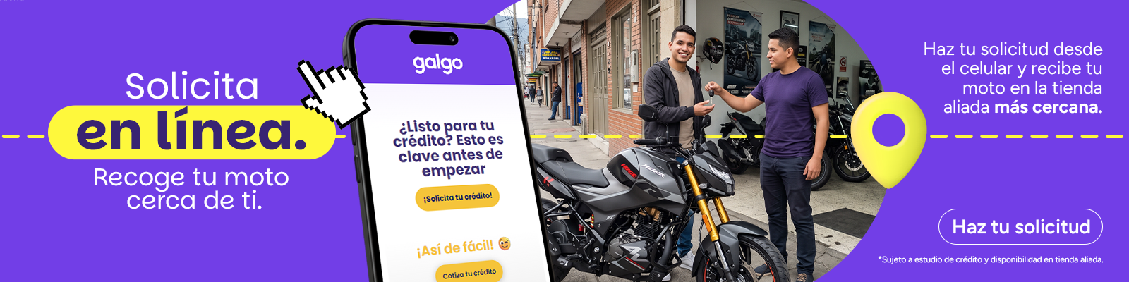 Solicita en linea, recoge en tienda