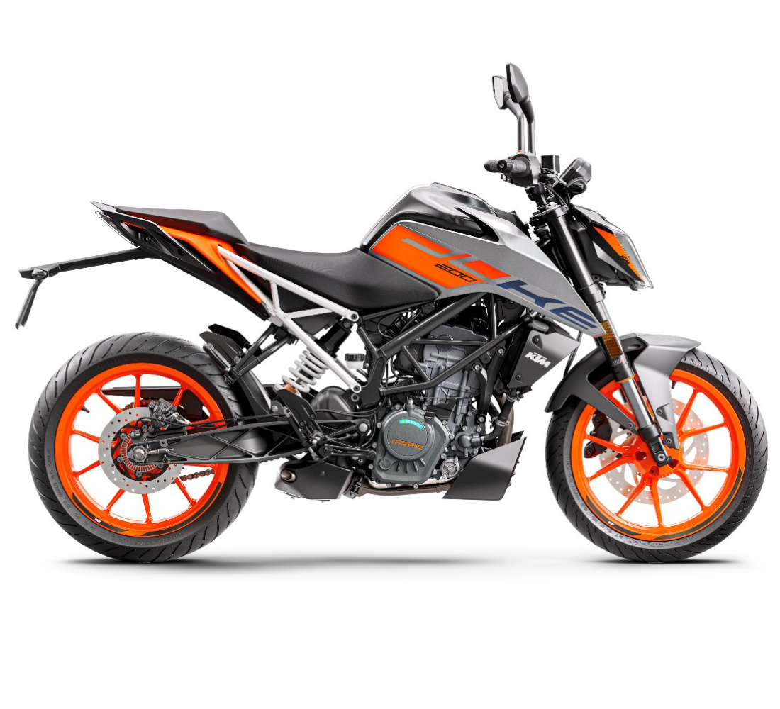 Motocicleta KTM Duke 200 galgo Chile