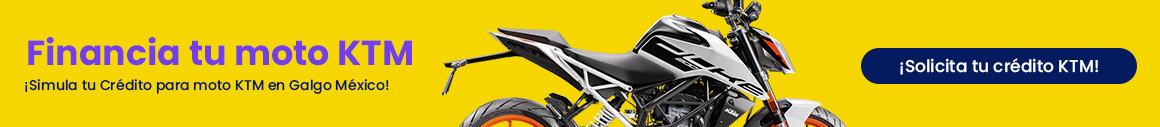 Financia moto KTM México