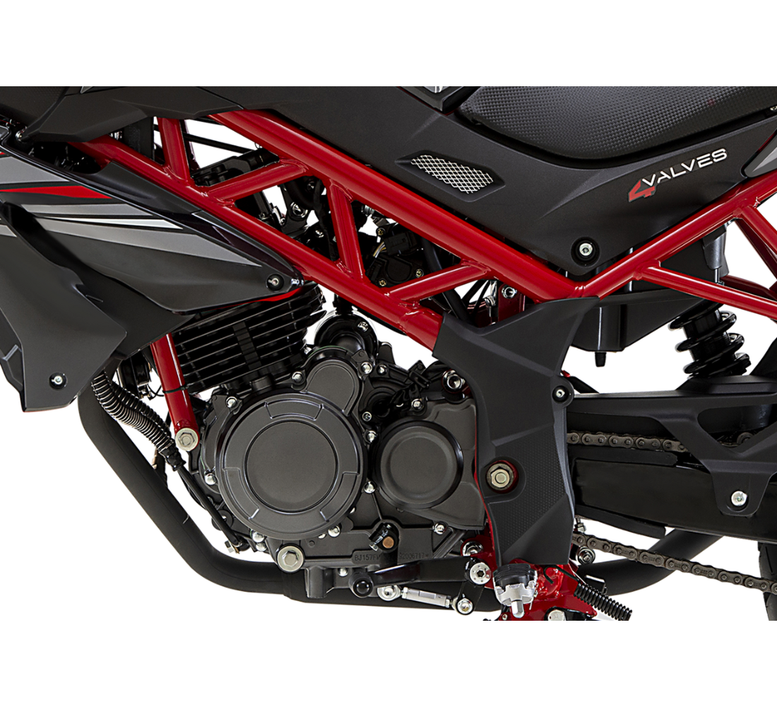 Motocicleta Benelli  TNT 150I motor galgo México