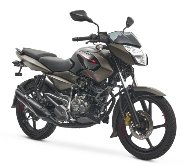 Motocicleta Bajaj Pulsar NS 125 primer plano