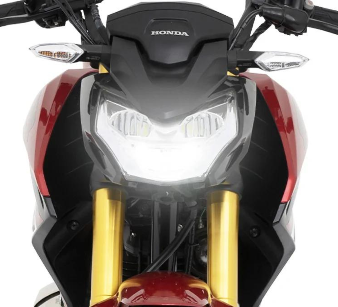 Motocicleta Honda CB190R faro galgo Perú