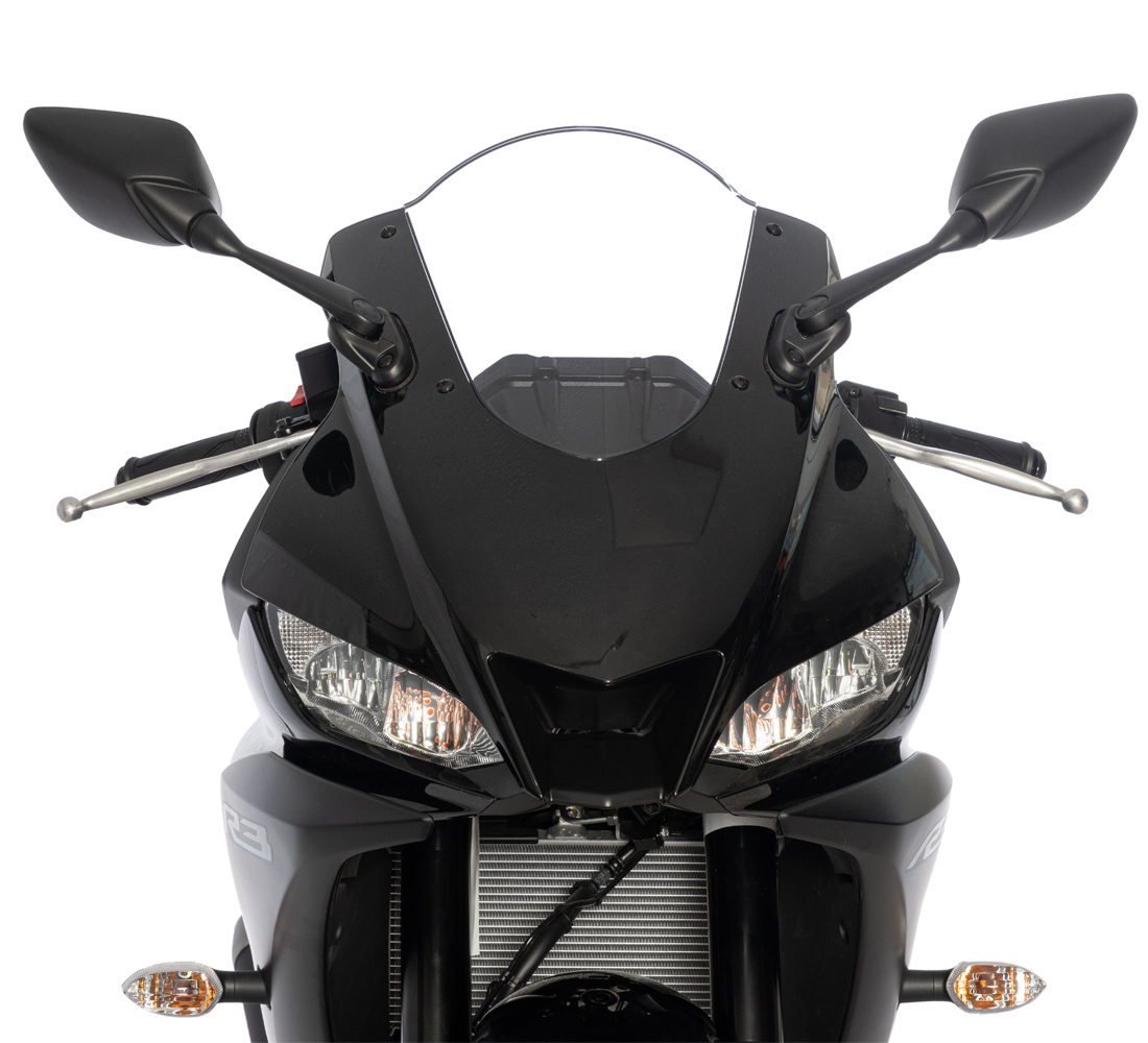 Motocicleta Yamaha R3 faro galgo Perú