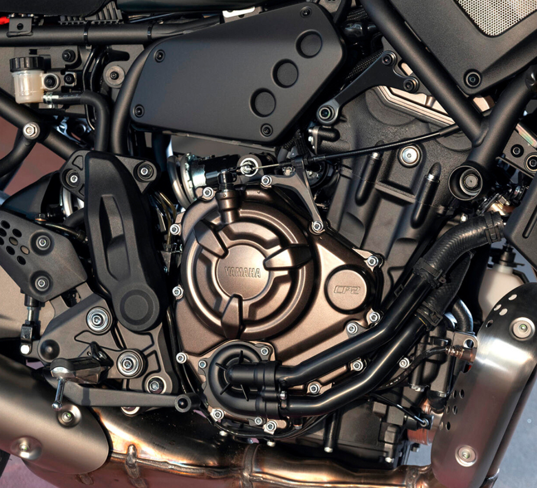 Motocicleta Yamaha XSR 700 motor galgo Chile